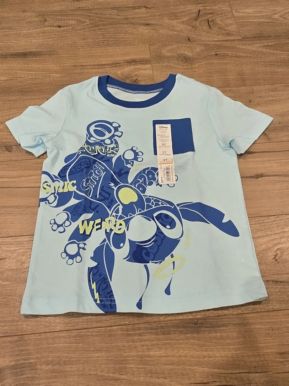 🌻 NWT Disney Lilo & Stitch Toddler / Boys Graphic Pocket Tee multi sizes 3T & 5